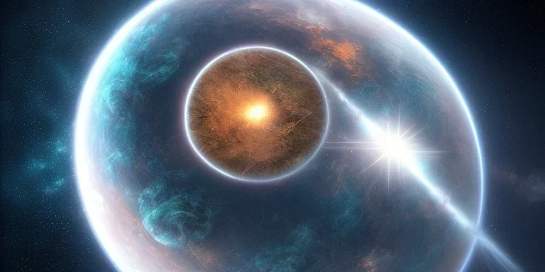 awesome view from a luxury spaceship window. plasma