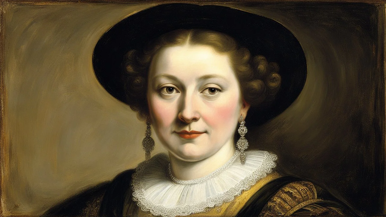 portrait of a lady by Rembrandt