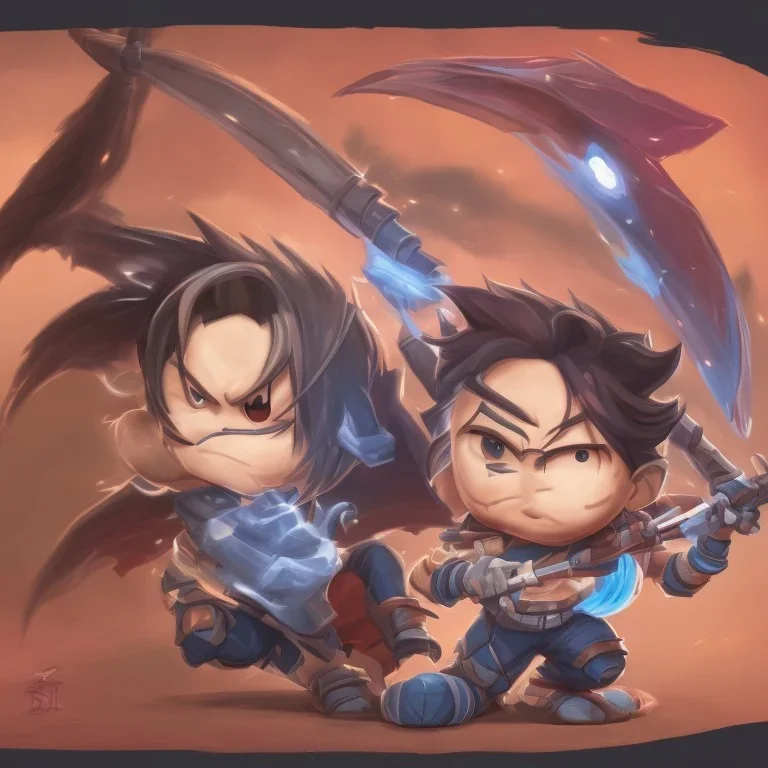 mini yasuo chibi dragonmancer in tft