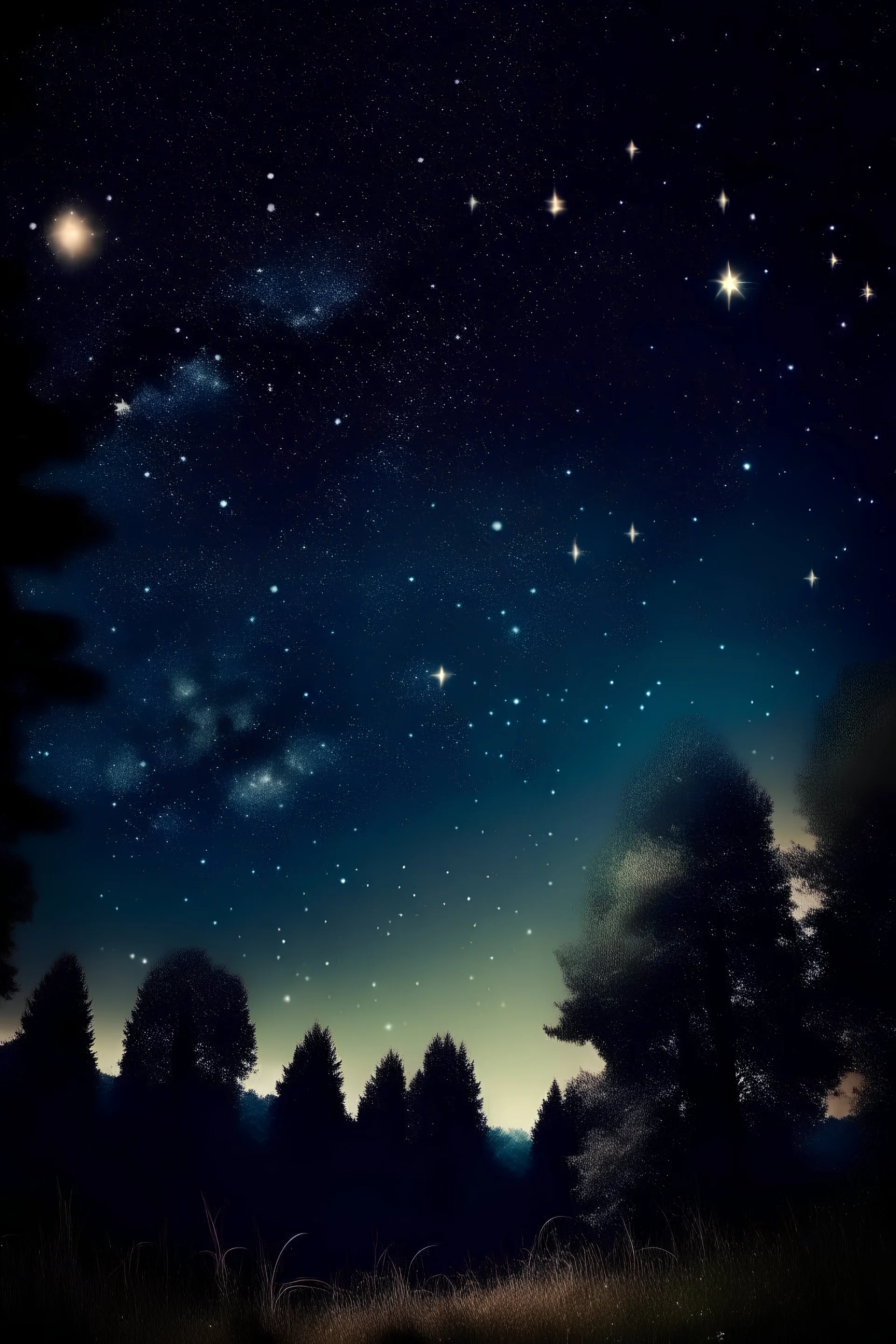 The nights always starry.