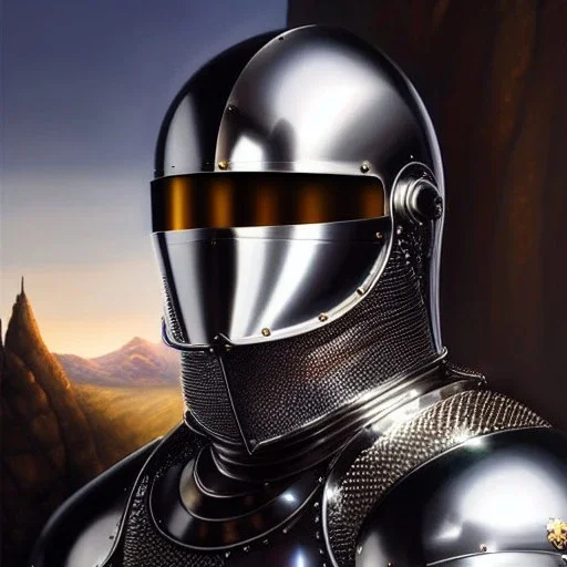 Ultra detailed fullbody Portrait in oil on canvas of Medieval Knight with plate armor,extremely detailed digital painting, extremely detailed face, crystal clear eyes, mystical colors ,perfectly centered image, perfect composition, rim light, beautiful lighting,masterpiece ,16k, stunning scene, raytracing, anatomically correct, in the style of Simon Bisley and Seung Eun Kim and Steve Jung Jeehyung Lee and uncannyknack.