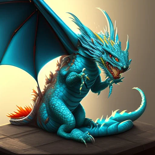 cute dragon 3D