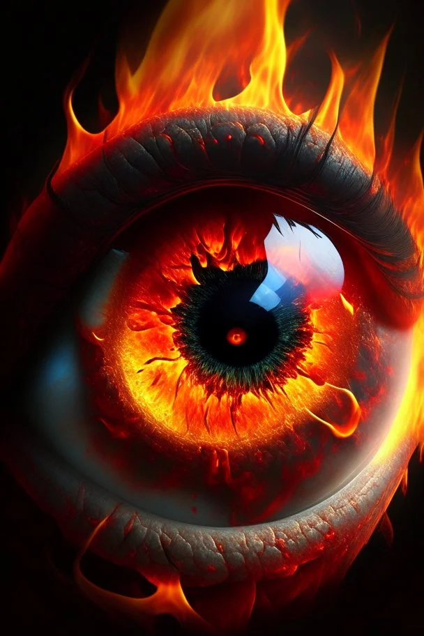 fiery eyeball