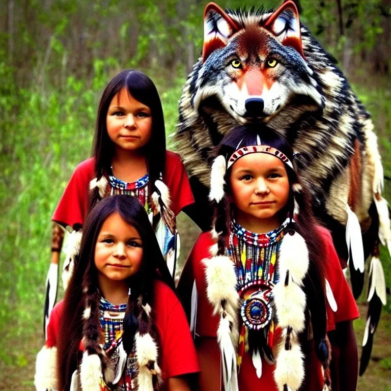 Native American/ Cherokee Tribe Wolf Clan bab