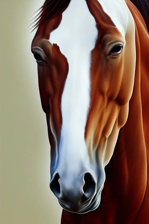 full Closeup portrait of a white lipizzaner horse, smooth soft skin, soft lighting, detailed face, concept art, digital painting, looking into camera, hyper realistic with fine details