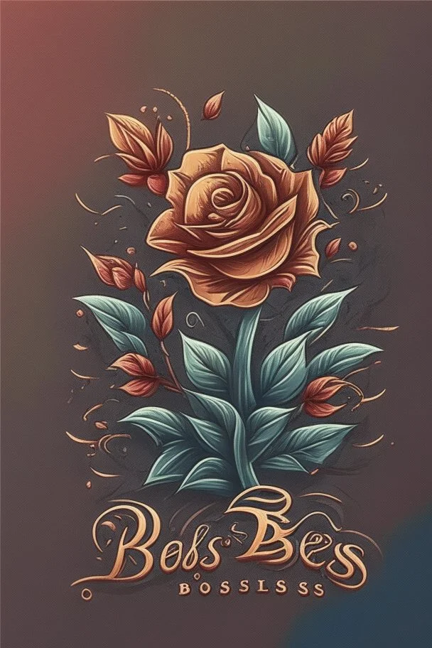 Beautiful roses logo design