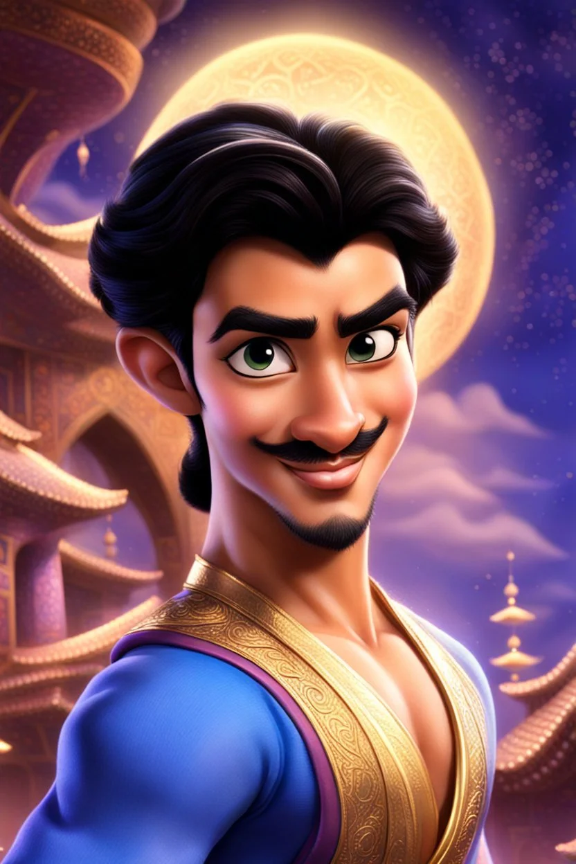 disney aladdin with asian eyes