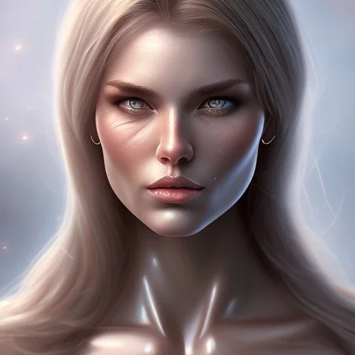 portrait muscular woman 8k, full hd, hdr, by thomas kinkade