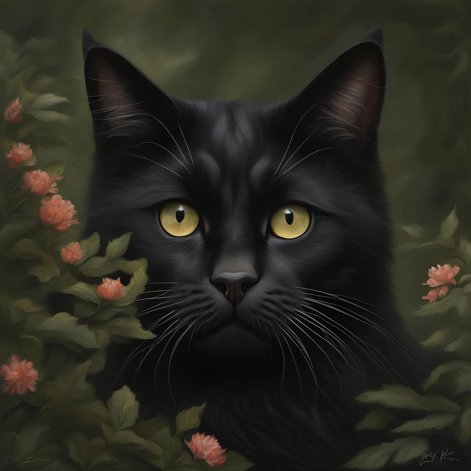 An black may coon cat, 32k resolution, Best Quality, Masterpiece, natural light, insanely detailed, 8k resolution, fantasy art, detailed painting, hyper realism, photorealistic, carguilar, beautiful detailed intricate, insanely detailed, natural skin, soft impressionist perfect composition, award-winning photograph, full body