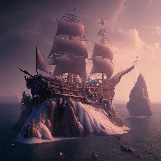 Pirate, 3D, Octane Render, high detailed, intricate details, perfect composition, beautiful detailed intricate insanely detailed octane render trending on artstation, 8 K artistic photography, photorealistic concept art, soft natural volumetric cinematic perfect light, chiaroscuro, award - winning photograph, masterpiece, raphael, caravaggio, greg rutkowski, beeple, beksinski, giger, perfect composition, beautiful detailed intricate insanely detailed octane render trendi