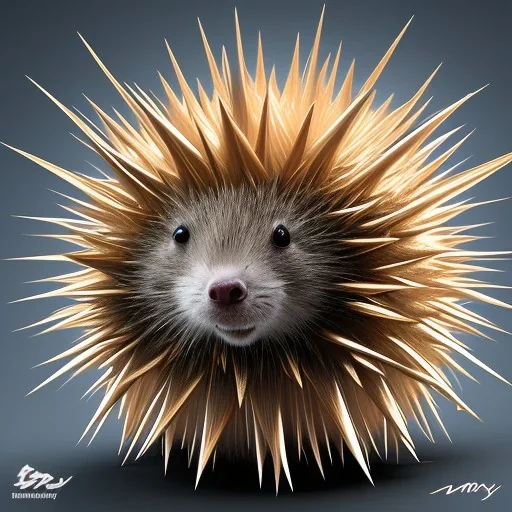 spikey ice porcupine