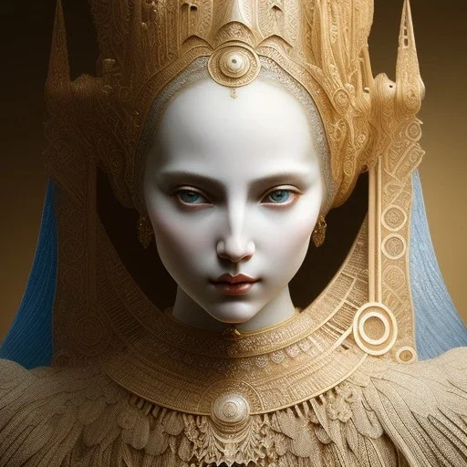 head sculpture By James Jean, Mark Ryden, Brian Froud, Zdzisław Beksinski, H. R. Giger, Hieronymus Bosch, trending on Artstation, high definition, crisp quality, polished