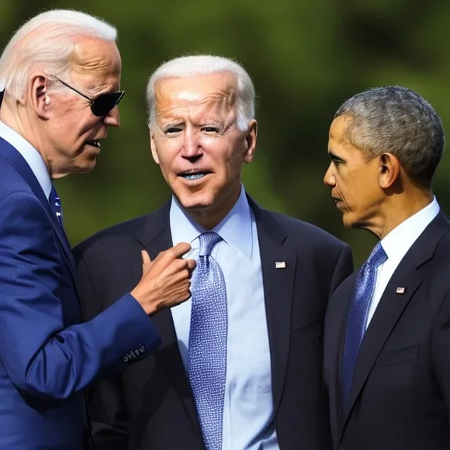 Obama shooting Joe Biden