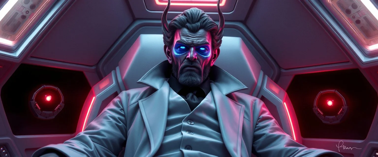 airbrush 3d rendering, mafia Doctor Vex is now officially in stasis. No experiments. No clones. No accidental galaxy-ending breakthroughs.