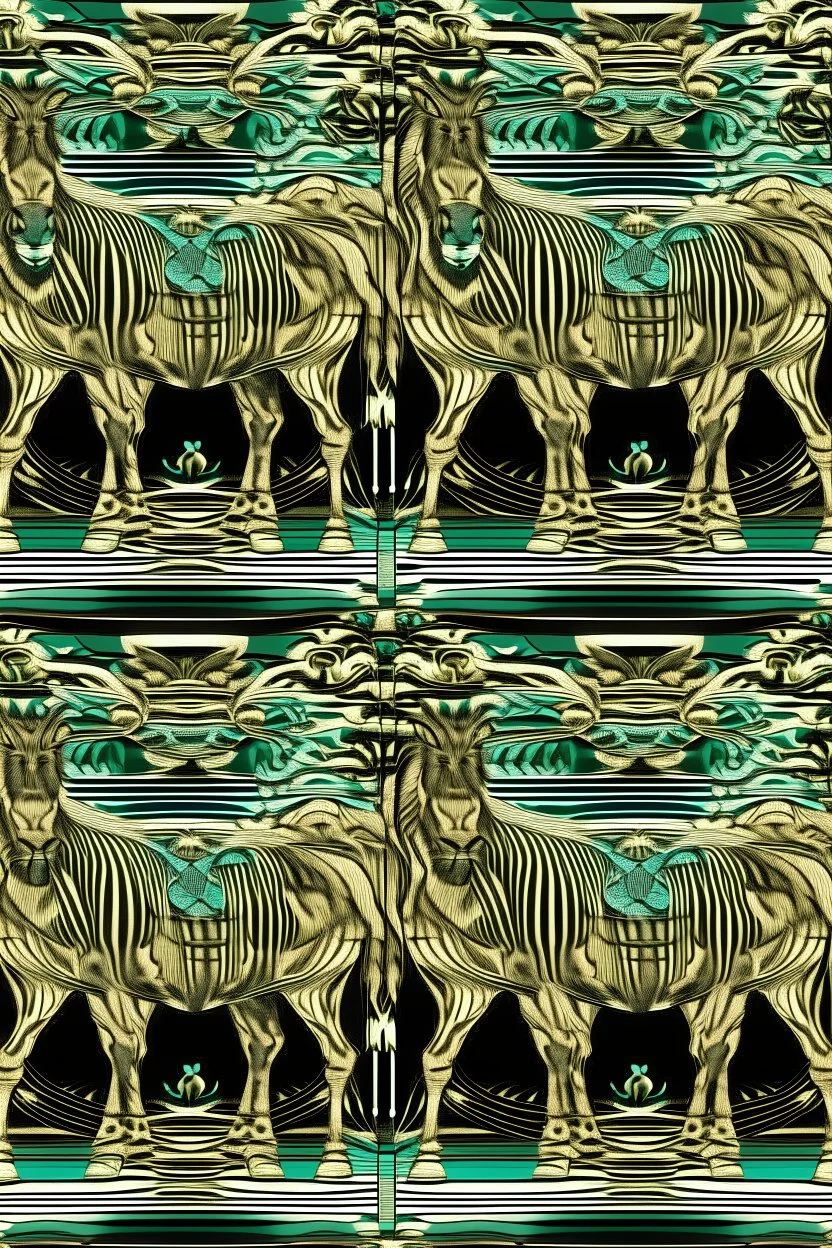 Stereoscope pattern image of an animal