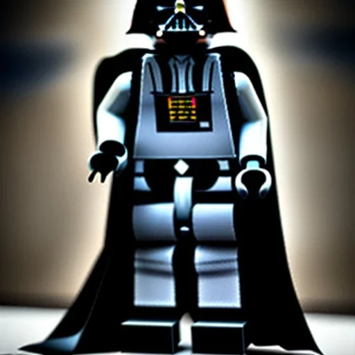 Lego model of Darth vader