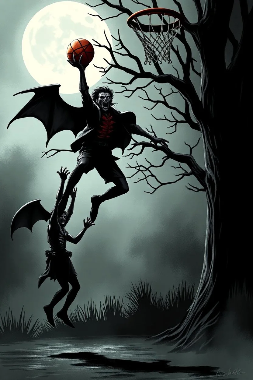 vampires cant jump basket ball