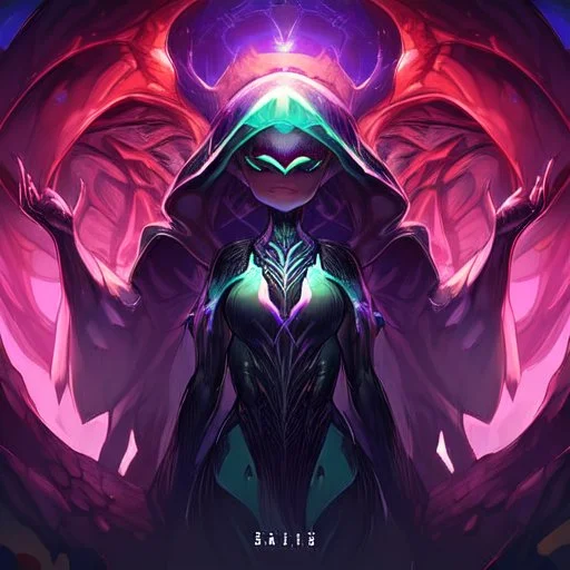 Clear focus, High resolution, Alien Queen, nonhuman face,