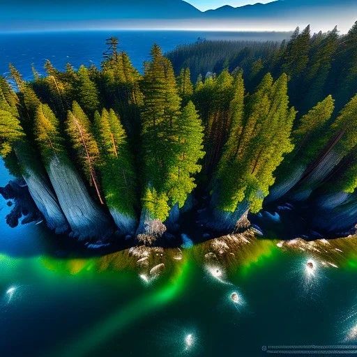 Redwood National Park, California,aerial view,extremely detailed digital painting, high resolution,8k, realistic, beautiful, volumetric lighting, mystical colors ,perfectly centered image, perfect composition, rim light, beautiful lighting,masterpiece, stunning scene, raytracing, anatomically correct, in the style Van Gogh and robert e howard and Ken Kelley and Ohrai Noriyoshi and Simon Bisley and tomzj1.