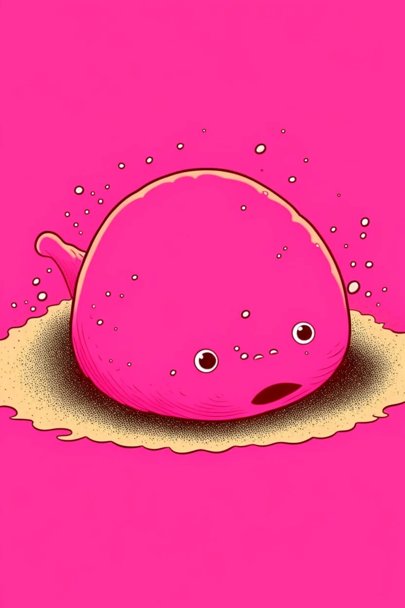 blobfish digging a hole