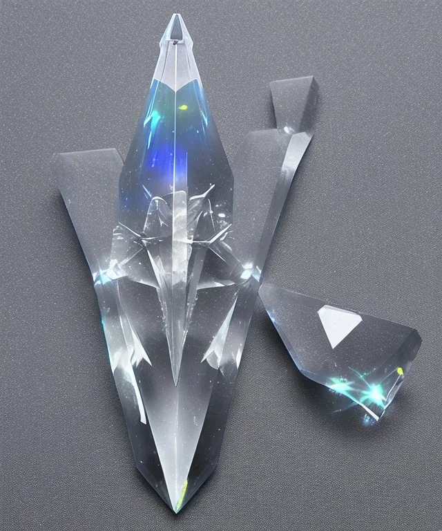 healing quartz crystal dagger shape