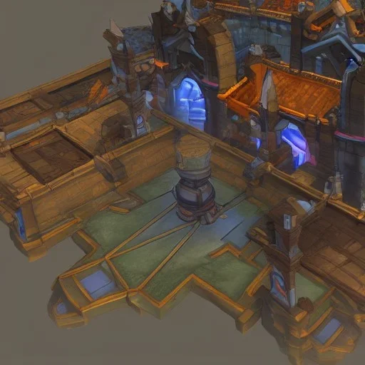 Torchlight 2 architecture fortress concept in overwatch