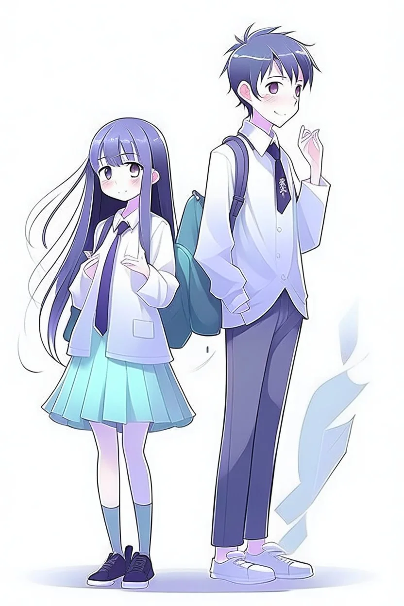 romantic hight school ghost girl and human boy