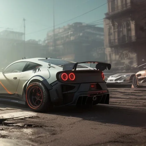 photo of a ultra realistic modified sport car,new wraps, cutaways,freshest,relaxing, cyberpunk,eye-catching visuals, rims, sunny, springs, cinematic lighting, studio lighting, 4k, hyper realistic, focused, landscape, extreme details, unreal engine 5, cinematic, masterpiece