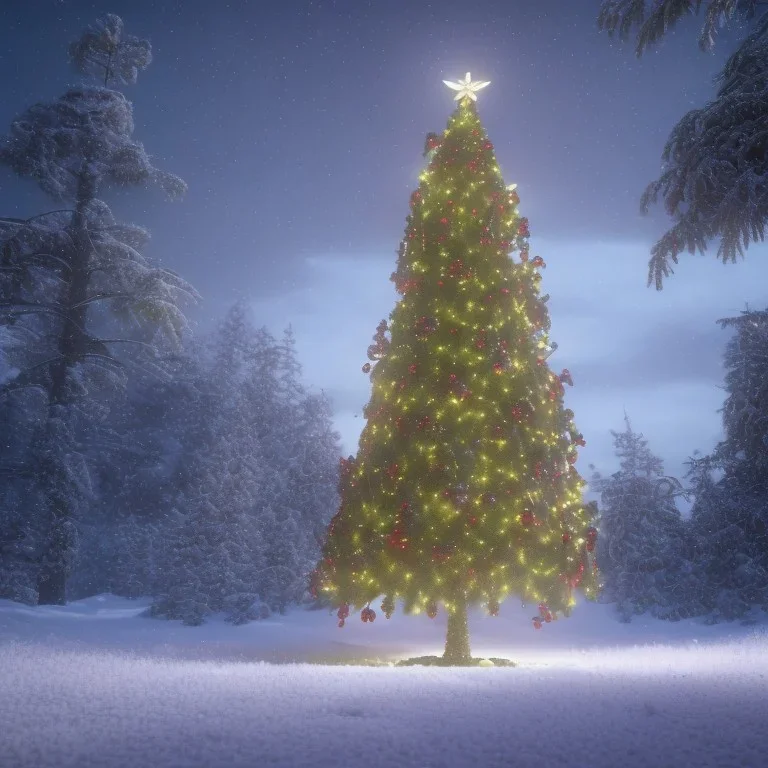 christmas tree made out of frosting, 4k, 8k, highly detailed, cinematic, ultra photorealistic, ultra realistic, volumetric lighting