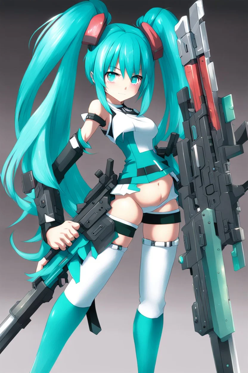 hatsune leeku with more big weapons