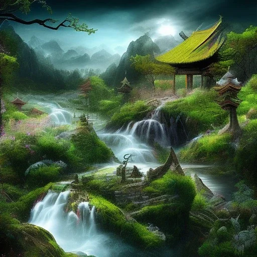 03 - nature, chinese landscape, darkness, mother Earth, simplicity and freedom