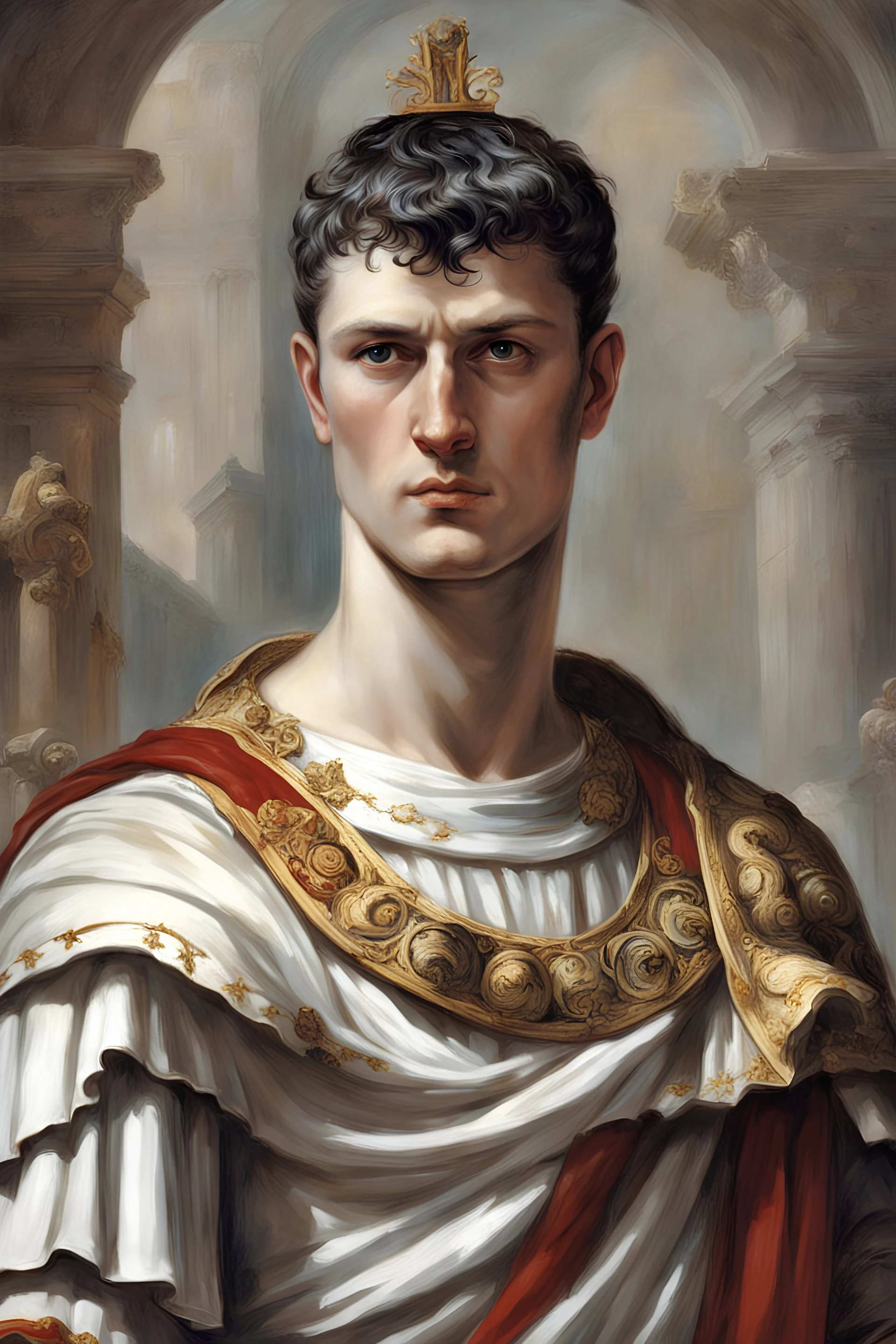 Establish the historical context of Caligula's rule, highlighting his ascension to the Roman throne at the age of 24 and his distinction as a military ruler