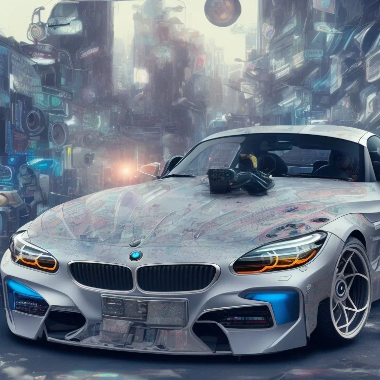 2022 BMW Z4 cyberpunk