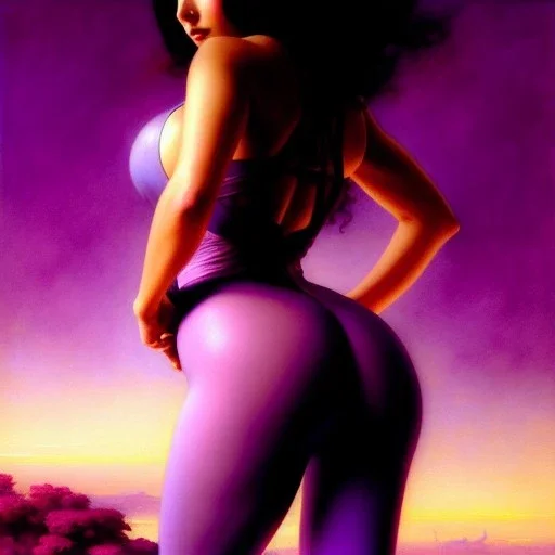 Drawing of beautiful face,'beautiful booty,Busty Psylocke',intense stare, ancient skintight armor, balanciaga fashion clothe painting by gaston bussiere, greg rutkowski, yoji shinkawa, yoshitaka amano, tsutomu nihei, donato giancola, tim hildebrandt, Oil on canvas, cinematic composition, extreme detail,fit full head inside picture,16k