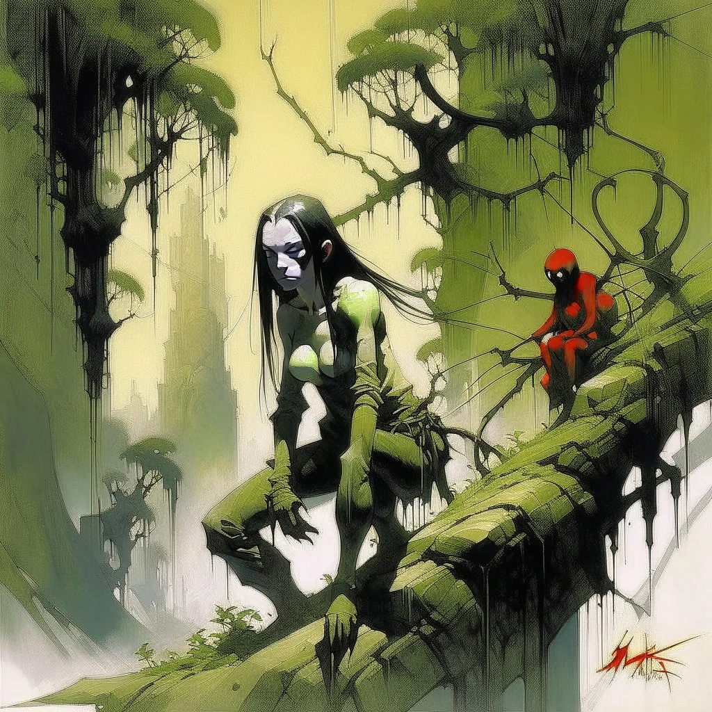 woman spider. Alex Maleev