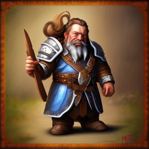 Dwarf as a blacksmith