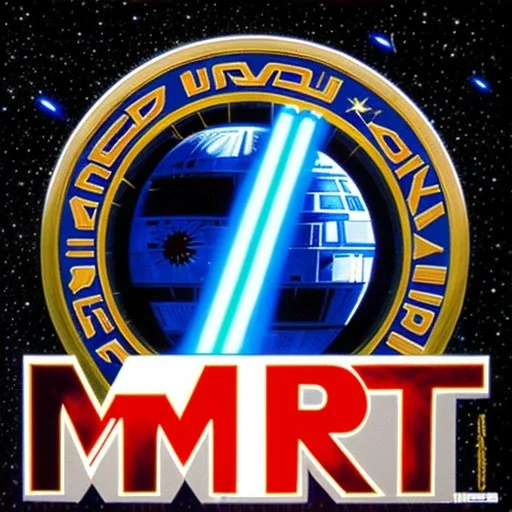 logo with only the letters 'STAR WARS', embossed