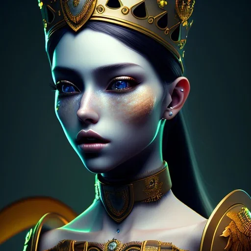 Black crown, ultra graphics,RTX, TXXA, SSAO, High quality,hyperrealistic, HDR,4k