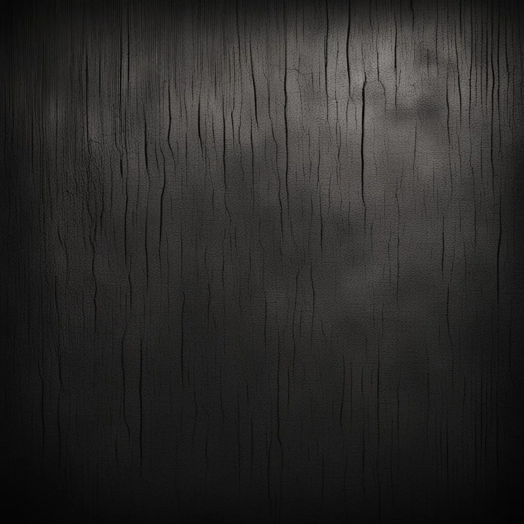 Hyper Realistic rustic black texture on rustic dark wall with vignette effect