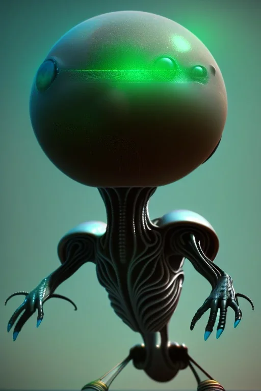 aliens earth, clean art NFT, blender 3d