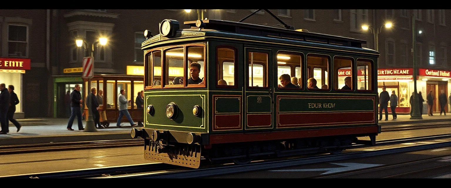 Eduard Khil in a T-trolley game