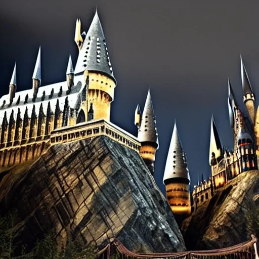 Harry Potter world with magic with beautiful surroundings with clear features and avartars, big fight with dark theme and winter background with christmas touch