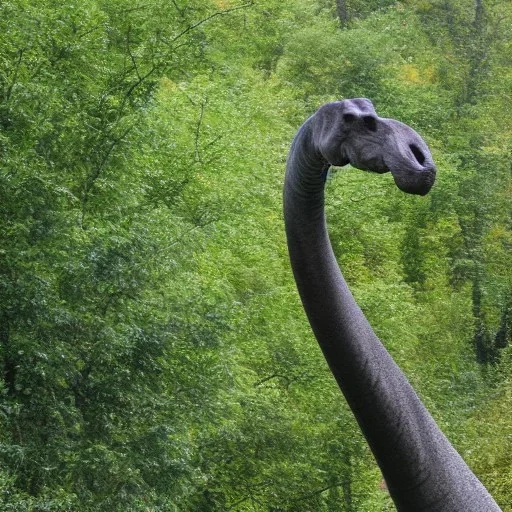 brachiosaurus eating leaves