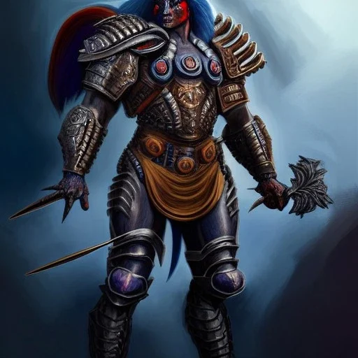 ultra detailed fullbody portrait of Apocalypse ,wearing Armor, extremely detailed digital painting, extremely detailed face,crystal clear eyes, in the style of Ken Kelley robert e howard and pablo oliveira and Keith Parkinson , mystical colors, perfectly centered image, perfect composition, rim light, beautiful lighting,8k, stunning scene, raytracing