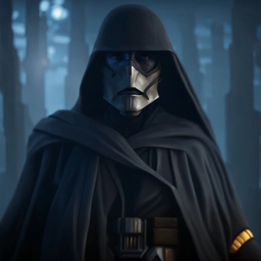 star wars bald male corellian jedi pilot wearing black and gunmetal grey old republic armored robes with gold trim, alone, battle-ready Jedi Master defending a ruined ancient city surrounded by golden light, centered head and shoulders portrait, hyperdetailed, dynamic lighting, hyperdetailed background, 8k resolution, volumetric lighting, light skin, fully symmetric details