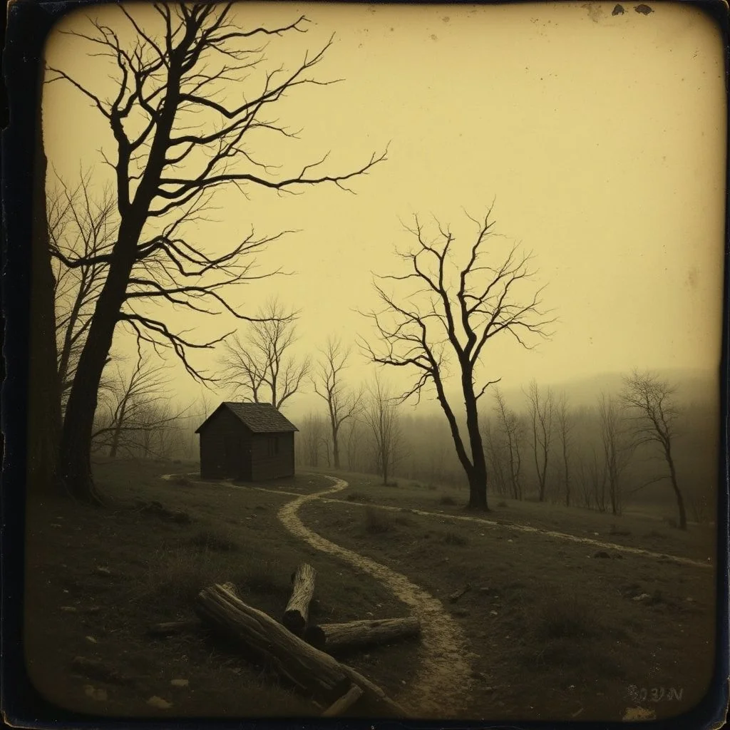 Daguerrotype old landscape odd creepy obsessive paranoid nostalgia