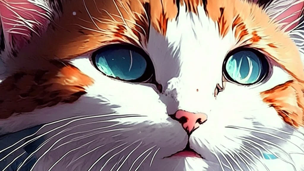 An anime cat wallpaper