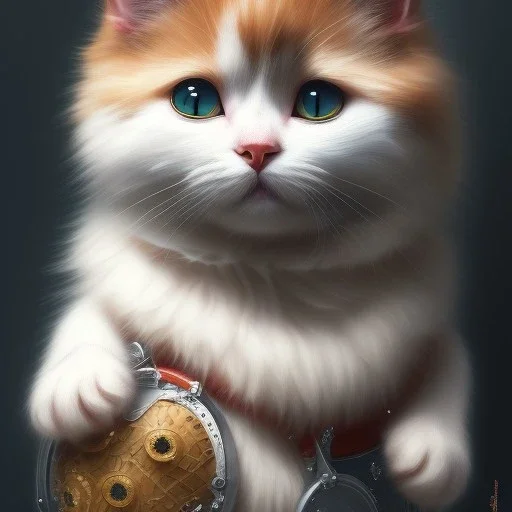 Washboardpunk Portrait of cute cat child perfect composition, hyperrealistic, super detailed, 8k, high quality, trending art, trending on artstation, sharp focus, studio photo, intricate details, highly detailed, by greg rutkowski