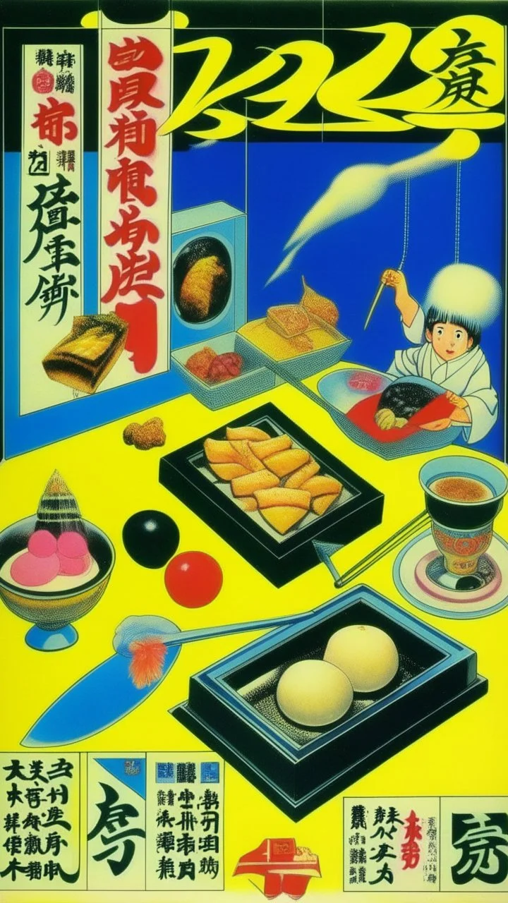 Japanese oden Ad 80s