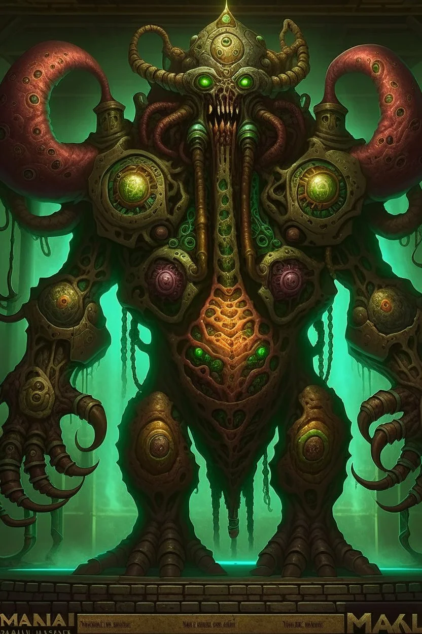 Malifax was originally crafted by a group of artificers who sought to create a being of immense power. Unbeknownst to them, they inadvertently tapped into a demonic energy source while crafting Malifax. During the activation ritual, something went terribly wrong, and a spark of malevolent energy infused the mechanical construct.